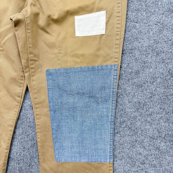 J.Crew Womens Patchwork Vintage Straight Chino Pants Size 25 NEW - Picture 3 of 14